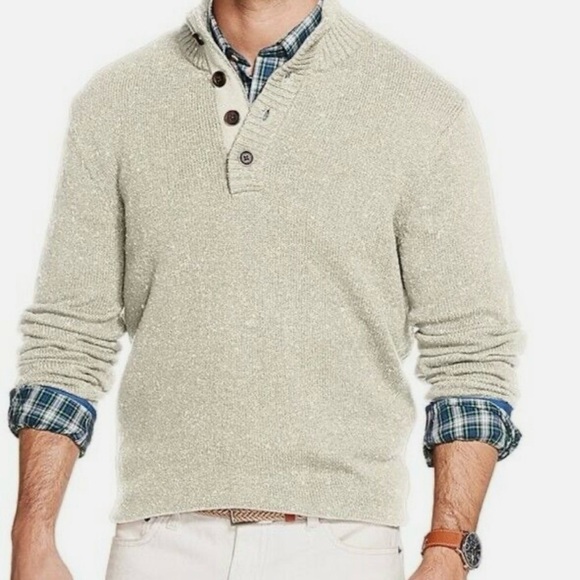 Izod Other - Izod Men's Gray Henley Sweater